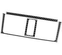 HUVNEXA Embellecedor de consola central, para Accord 2003-2007, pegatina decorativa salida aire fibra carbono modificada para interior coche Pegatina del panel de cambio de marchas(BLACK Color a)