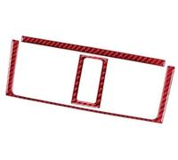 HUVNEXA Embellecedor de consola central, para Accord 2003-2007, pegatina decorativa salida aire fibra carbono modificada para interior coche Pegatina del panel de cambio de marchas(BLACK Color B)