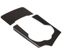 HUVNEXA Embellecedor de consola central, para Alfa para Romeo Giulia Stelvio 2016 2017 2018 2019, marco ABS para decoración coche Pegatina del panel de cambio de marchas(BLACK Carbon Fiber Black 1)