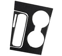 HUVNEXA Embellecedor de consola central, para Impala 2014-2020 con apariencia fibra carbono, pegatina decorativa panel engranajes taza agua Pegatina del panel de cambio de marchas(BLACK Color a)