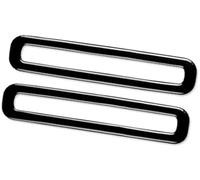 HUVNEXA Embellecedor de consola central, para Mustang 2015-2020, pegatina salida ventilación puerta, cubierta decorativa, accesorios interiores coche Pegatina del panel de cambio de marchas(Schwarz)