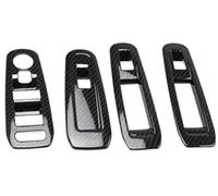 HUVNEXA Embellecedor de consola central, para Peugeot 308 Abs, cubierta interruptor ventana, Panel botones elevador vidrio, pegatina decorativa para Pegatina del panel de cambio de marchas