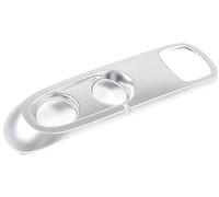 HUVNEXA Embellecedor de Consola Central, para Smart 451, para Dos Pegatinas Cubierta Panel Cambio Marchas Coche con Textura Abs 2009-2015 Pegatina del panel de cambio de marchas(Silver)