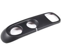 HUVNEXA Embellecedor de Consola Central, para Smart 451, para Dos Pegatinas Cubierta Panel Cambio Marchas Coche con Textura Abs 2009-2015 Pegatina del panel de cambio de marchas(BLACK Matte Black)