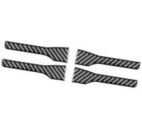 HUVNEXA Embellecedor de consola central, para Wrangler Jk 2011-2016 2017, cubierta manija puerta interior coche, molduras adhesivas, accesorios Pegatina del panel de cambio de marchas