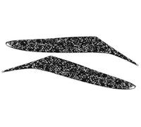 HUVNEXA Embellecedor de la cubierta del párpado ceja faro delantero fibra carbono, for Mazda, RX-8 RX8 Coupe 2004 2005 2006 2007 2008 Ajuste de cejas para faros de coche