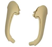 HUVNEXA Embellecedor de manijas cubiertas tirador puerta interior delantera izquierda derecha del coche, for Mercedes-Benz, W203 Clase C 2038101551 2038101651 Tirador de puerta para coche(Beige-Front)