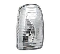HUVNEXA Espejo retrovisor de coche, lámpara señal giro lateral, indicador carcasa, lente transparente, para Ford, para Transit, Mk8 2014 2015 2016 Unidad de señal montada en espejo(1pc Right)
