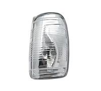 HUVNEXA Espejo retrovisor lateral de señal giro cubierta la lámpara indicadora Shell accesorios del coche, para Ford, para Transit, Mk8 2014 2015 Unidad de señal montada en espejo(1pc Right Clear)
