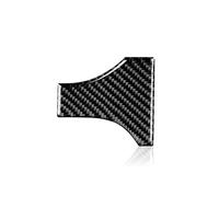 HUVNEXA Etiquetas engomadas del ajuste volante derecho interior coche de fibra carbono, cubierta calcomanía, for Ford, Mustang, GT Etiqueta engomada del ajuste del volante del coche(Schwarz)