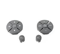 HUVNEXA For Benz, W221 W216 S CL Class S280 S300 S350 S400 S600 2006-2021 Cubierta de botón Volante multifunción for Coche Interruptor de control del volante del coche(BLACK Gray)