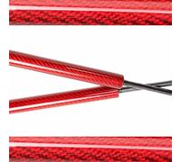 HUVNEXA For, CLA C117 2013-2019 1 par capó delantero automático modificar puntales soporte de elevación amortiguador Amortiguador del capó del coche(Red carbon fiber)