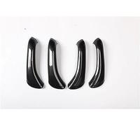 HUVNEXA For Ford, for Mondeo, 2010 Car Styling ABS fibra de carbono puerta coche manija interior cubierta barra pegatina embellecedora Cubierta para manija de puerta de coche(A)