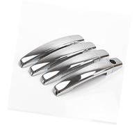 HUVNEXA, for Opel, Mokka Mokka X 2012 2013 2014 2015 2016 2017, for Vauxhall, Cubierta de manija de Puerta de Coche Negra Brillante cromada Cubierta para manija de Puerta de Coche(Silver)