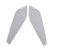 HUVNEXA For Porsche, 718 Boxster Cayman 2018 2019 2020 control Central altavoz sonido cromado cubierta de molduras Marcos pegatina Interior Cubierta del bisel del altavoz del tablero(Silver-01)