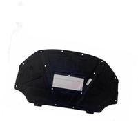 HUVNEXA For VW, for Jetta, MK5 MK6 MK7 2006-2022 Alfombrilla de algodón insonorizada con aislamiento térmico for capó coche Estera de protección térmica del compartimento del(BLACK Mk6)