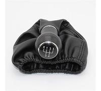 HUVNEXA For VW, Lupo 6X1 1999 2000 2001 2002 2003 2004 2005 2006 Perilla de Palanca de Cambios de 5 velocidades Bota de Cuero Pomo de Palanca de Cambios para Coche
