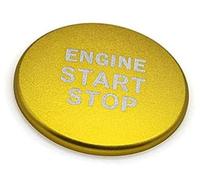 HUVNEXA Funda con pegatinas for botones de cubierta motor arranque y parada coche, for Toyota, Corolla, C-HR, RAV4, Yaris C HR CHR Auto Ring Botón de arranque y parada del motor del coche