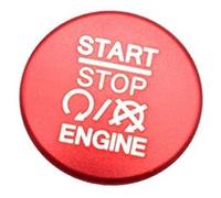 HUVNEXA Funda for cubiertas de anillo motor, botón arranque y parada estilo Interior coche, for Jeep, Commander Wrangler Grand Cherokee Botón de arranque y parada del motor del coche