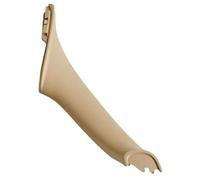 HUVNEXA Gris Beige Negro Coche Izquierda Derecha Interior Manijas Puerta Panel Manija Tirador Cubierta, for, Serie 5 F10 F11 51417225851 Tirador de puerta para coche(Beige-Right)