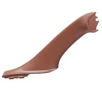 HUVNEXA Gris Beige Negro Coche Izquierda Derecha Interior Manijas Puerta Panel Manija Tirador Cubierta, for, Serie 5 F10 F11 51417225851 Tirador de puerta para coche(Red-Brown-Right)