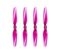 HUVNEXA Hélice de 2 aspas T4030 4 pulgadas, 16 piezas/8 pares, compatible con motor 1404, kit dron carreras FPV Palas de hélice de repuesto para drones(Crystal purple)