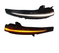 HUVNEXA Intermitente dinámico for Mercedes W205 W213 W222 GLC, luz indicadora de espejo retrovisor lateral secuencial Espejo retrovisor con luz intermitente(Yellow Puls White-for S205 2015-2020)