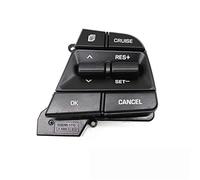 HUVNEXA Interruptor de botón del control volante multifunción coche, para Hyundai, para Elantra 1.6L Botón de control de audio(BLACK Right side button)