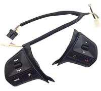 HUVNEXA Interruptor de control del volante multifunción coche, para Kia Rio K2 2012-2014 Botón multifuncional, para canal Botón de control de audio