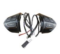 HUVNEXA Interruptor de control del volante multifunción para coche, para radio para audio, para Mitsubishi, para Lancer Ex 10, X Botón de control de audio(Schwarz)
