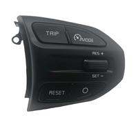HUVNEXA Interruptor de Control Volante multifunción para Coche, para Kia K2 Rio X Botones línea, Botón de control de audio(BLACK Rest Mode A)