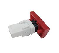 HUVNEXA Interruptor de luz indicadora de peligro de emergencia for automóvil, botón rojo 6490.ng 6490 Ng 6490ng, for, Aygo, for, 107, for Citrn, C1 Botón de interruptor de luces de emergencia
