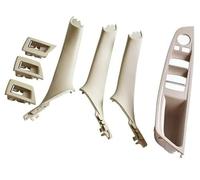 HUVNEXA Juego de 4 7 Piezas con Volante a la Derecha RHD, for, Serie 5 F10 F11 520 525 Manija Puerta Interior Coche Gris Vino Tinto Panel Tirador 51417225851 Tirador de puerta para coche(Oyster-7Pcs)