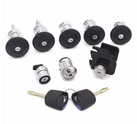 HUVNEXA Juego de cerradura completo de 8 Uds., interruptor de encendido, cerradura de puerta izquierda y derecha, cerradura de maletero, for Ford, TRANSIT CONNECT 2002-2013 2T1AV22050AD 4425134 Cerrad