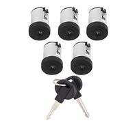 HUVNEXA Juego de Cerradura de Puerta de Coche, Compatible con Expert 806, for Citroën, SYNERGIE Dispatch, Color Negro Pestillo de la Cerradura de la Puerta del Coche