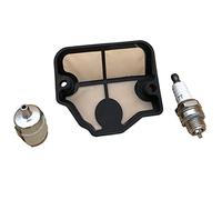 HUVNEXA Kit de bujías de Filtro de Combustible de Filtro de Aire, for Husqvarna, for Piezas de Motosierra 36 41 136 137 141 142 530029908 530036582 Filtro de Aire para Motosierra