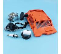 HUVNEXA Kit de carburador bobina encendido arranque retroceso, for Husqvarna, 268 272 272XP motosierra filtro línea combustible bujía #503615571 Kit de reemplazo de carburador