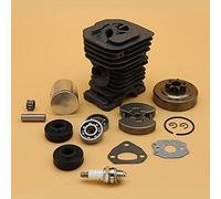 HUVNEXA Kit de embrague de sello de aceite y cojinete de pistón de cilindro de 38 mm y 40 mm for Husqvarna, 142, 141, 137, 136, piezas de motosierra 530 06 99 40 Cilindro para cortacésped(HUS142 40MM)