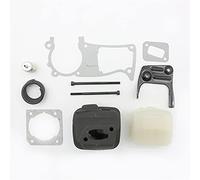 HUVNEXA Kit de Juntas de Filtro de Aire, Pernos de Soporte, Piezas de Motosierra de Gasolina, for Husqvarna, for 351, 353, 350, 340, 345, 346 XP 503862703 Filtro de Aire para Motosierra