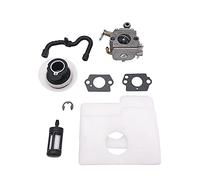 HUVNEXA Kit de Manguera de Combustible con Filtro de Aire y Combustible de admisión de carburador, for Piezas de Motosierra MS180 MS170 MS 180 170 018 017 11304001302 Filtro de Aire para Motosierra