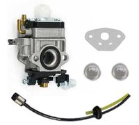 HUVNEXA Kit de piezas filtro carburador, herramientas reparación jardín, repuesto recortadora, suministros motor, for cortacésped RUIXING H119 26 cc 1E36F Kit de carburador de 2 tiempos