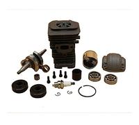 HUVNEXA Kit de sello de aceite for cojinete de cigüeñal de cilindro de 38 mm y 40 mm for motor, for Husqvarna, 136, 137, 141, 142, repuestos for motosierra 530069941 Cilindro para cortacésped(HUS137 3