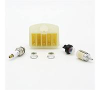 HUVNEXA Kit de Tuercas de Barra de Bombilla de cebado de bujía de Filtro de Aire, for Husqvarna, for Piezas de Motosierra 340 345 346 XP 350 353 537024003 Filtro de Aire para Motosierra