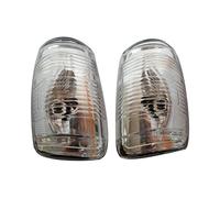 HUVNEXA Lámpara de advertencia la cubierta lente del espejo retrovisor puerta izquierda derecha compatible, para Ford, para Transit, Mk8 2014 2015 Unidad de señal montada en espejo(Left And Right)