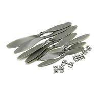 HUVNEXA Lote de 4 hélices 10 x,7", 1047/12 38", 1238 CW CCW, multirrotor, cuadricóptero, color gris, envío directo (2 pares Palas de hélice de repuesto para drones(ATG 1047grey)