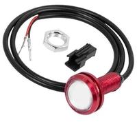 HUVNEXA Luces traseras y luces delanteras de cubierta for Kugoo, repuestos for patinete eléctrico G-Booster, accesorios bombillas LED for Faro delantero LED para scooter(White)