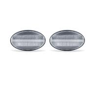 HUVNEXA Luz de señal de Giro Lateral ámbar dinámica, for, Smart, W450 W452 Clase A W168 Citan W415 Vito W447, 2 uds. Luz de señal de Giro(Dynamic Clear Case)