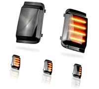 HUVNEXA Luz de señal giro lateral dinámica guardabarros intermitente secuencial, para Peugeot Boxer, para Fiat Ducato 2006-2019 Luz de marcador lateral del guardabarros