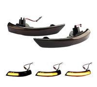 HUVNEXA Luz intermitente dinámica ámbar for espejo retrovisor, lámpara indicadora, for Ford, for Kuga, for Ecoport, 2013 2014 2015 2016 2017, solo estilo Espejo retrovisor con luz intermitente