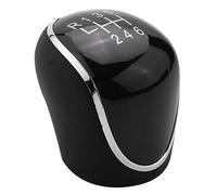 HUVNEXA Palanca de cambio marchas cuero PU 6 velocidades for coche, for Ford, for Mondeo IV S-MAX C-MAX, for Transit, for Focus MK3 MK4 Kuga Perilla de control de cambios de cabina de automóv
